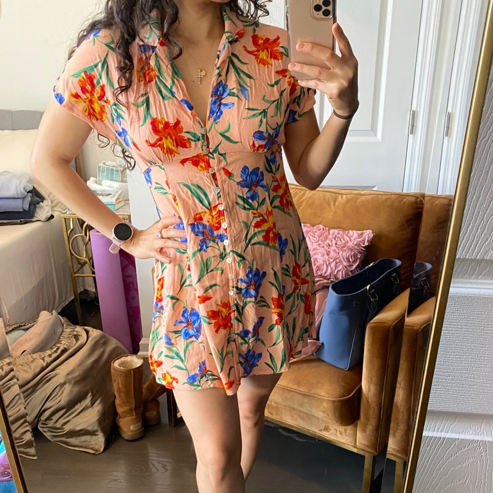 MIDI HABANA FLORAL VACATION DRESS